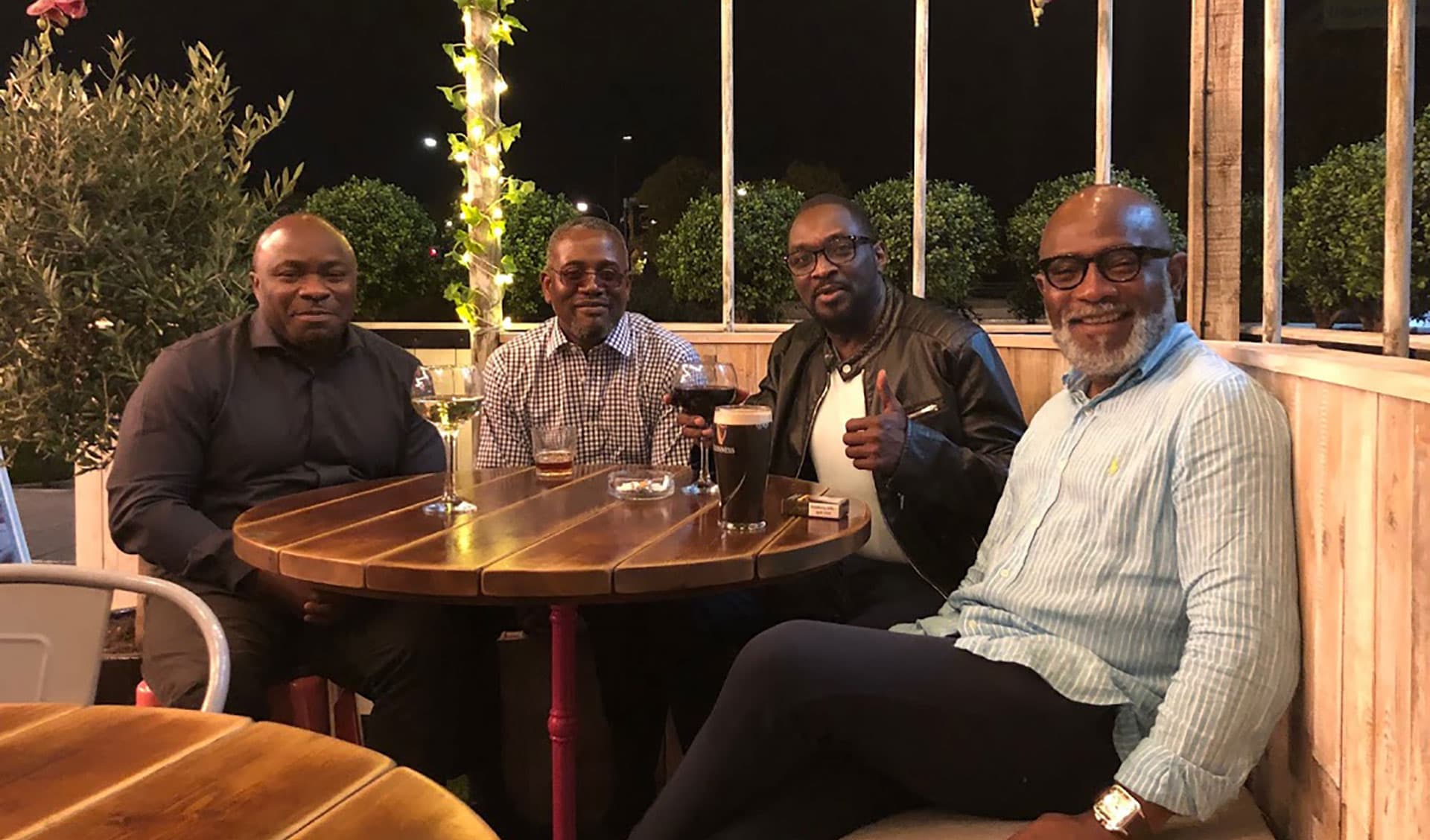 MoHC members enjoying an evening together outdoors — brotherhood in action